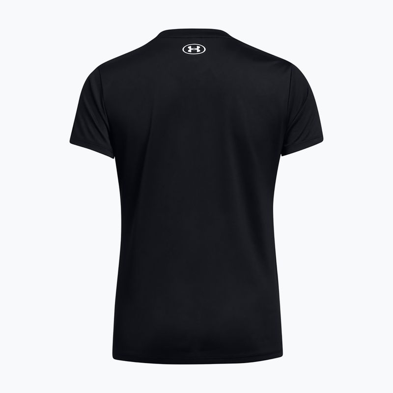 Дамска тренировъчна тениска Under Armour Tech SSV Solid black/white 2