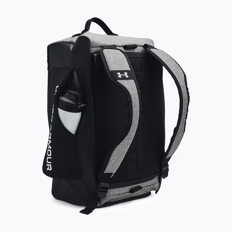 Чанта за тренировка Under Armour Contain Duo 40 l castlerock medium heather/black/white 3