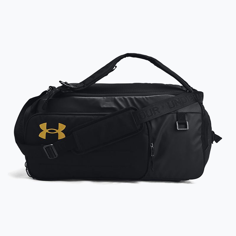 Чанта за тренировки Under Armour Contain Duo 50 л black/metallic gold