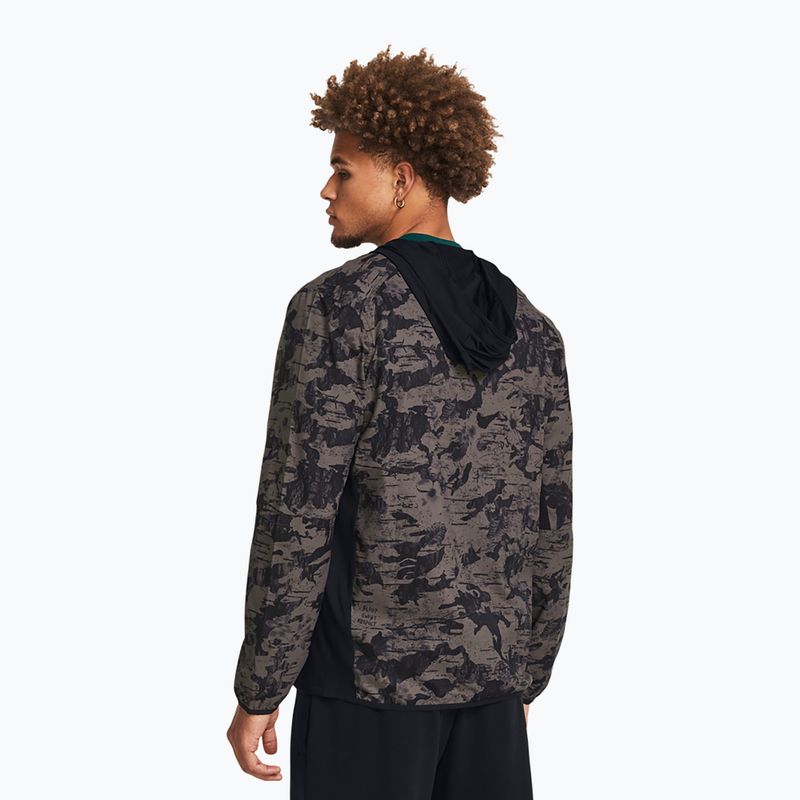 Мъжко яке Under Armour Project Rock Iso Tide Hybrid brown 2