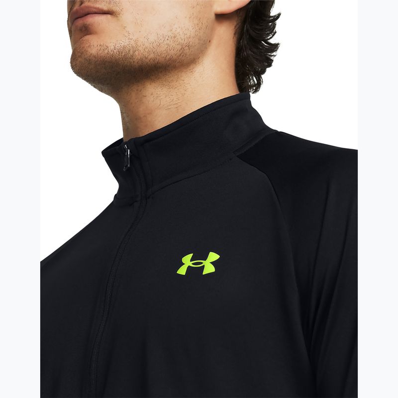 Мъжки суитшърт Under Armour Tech 2.0 1/2 Zip black/high vis yellow 3