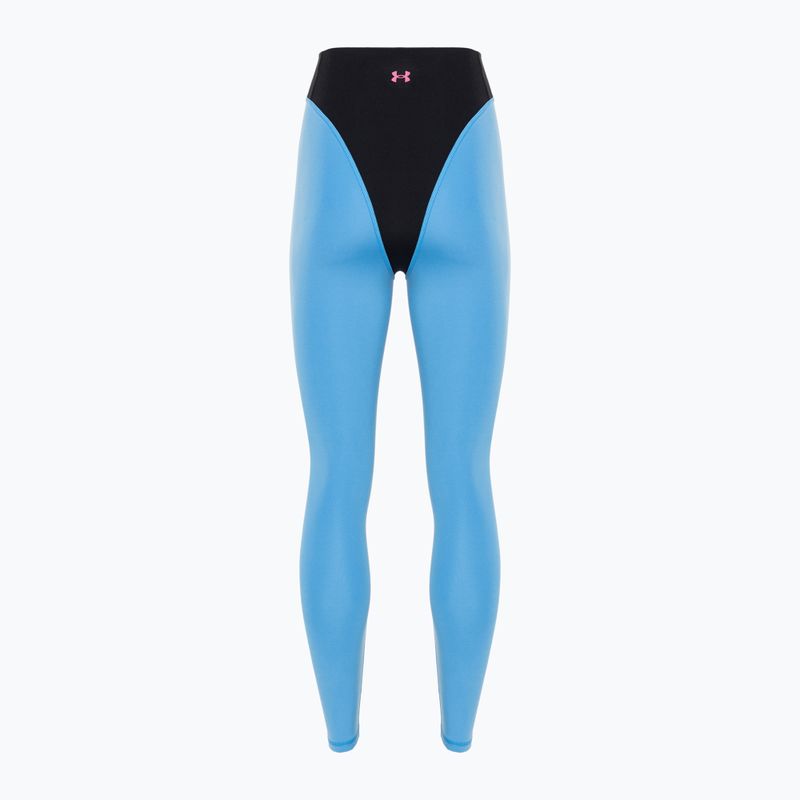 Дамски клинове за тренировки Under Armour Project Rock LG Grind Ankle Leg black/viral blue/astro pink 5