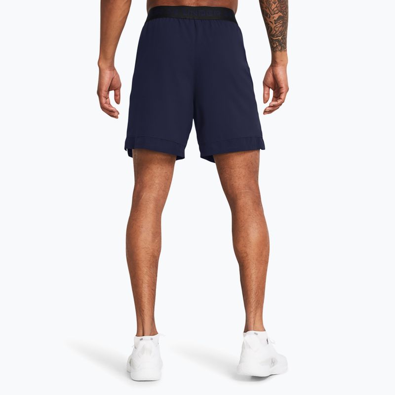 Мъжки тренировъчни шорти Under Armour UA Vanish Woven 6in midnight navy/mod grey 3