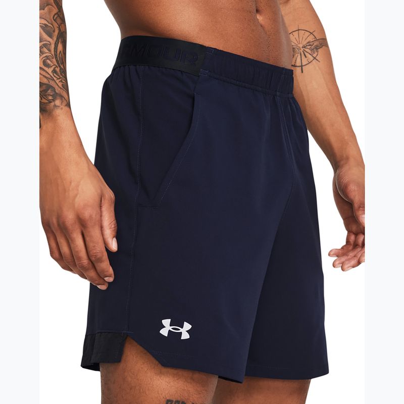 Мъжки тренировъчни шорти Under Armour UA Vanish Woven 6in midnight navy/mod grey 4