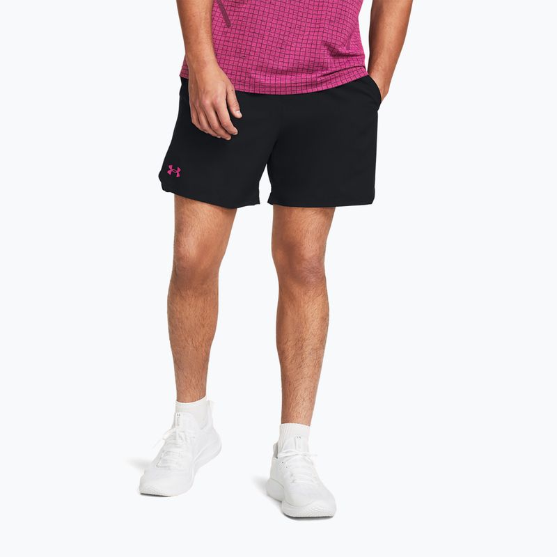 Мъжки тренировъчни шорти Under Armour Ua Vanish Woven 6in black/astro pink