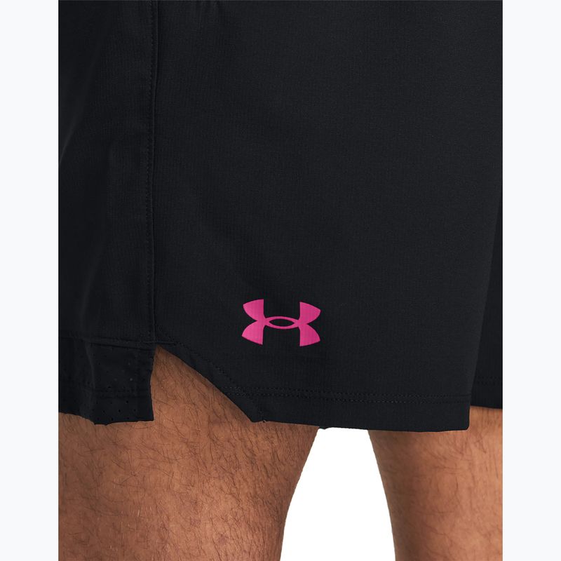 Мъжки тренировъчни шорти Under Armour Ua Vanish Woven 6in black/astro pink 4