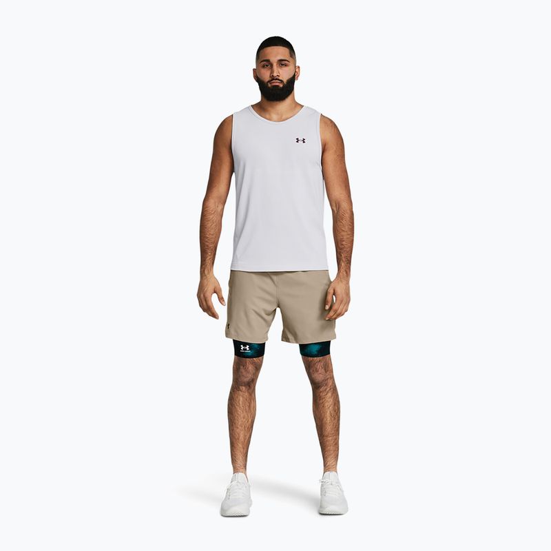 Мъжки тренировъчни шорти Under Armour UA Vanish Woven 6in timberwolf taupe/black 2