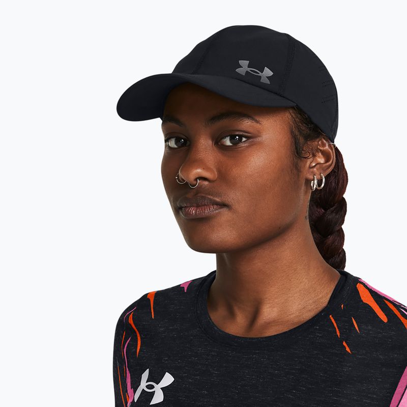 Дамска шапка с козирка Under Armour Iso-Chill Launch black/black/reflective 6