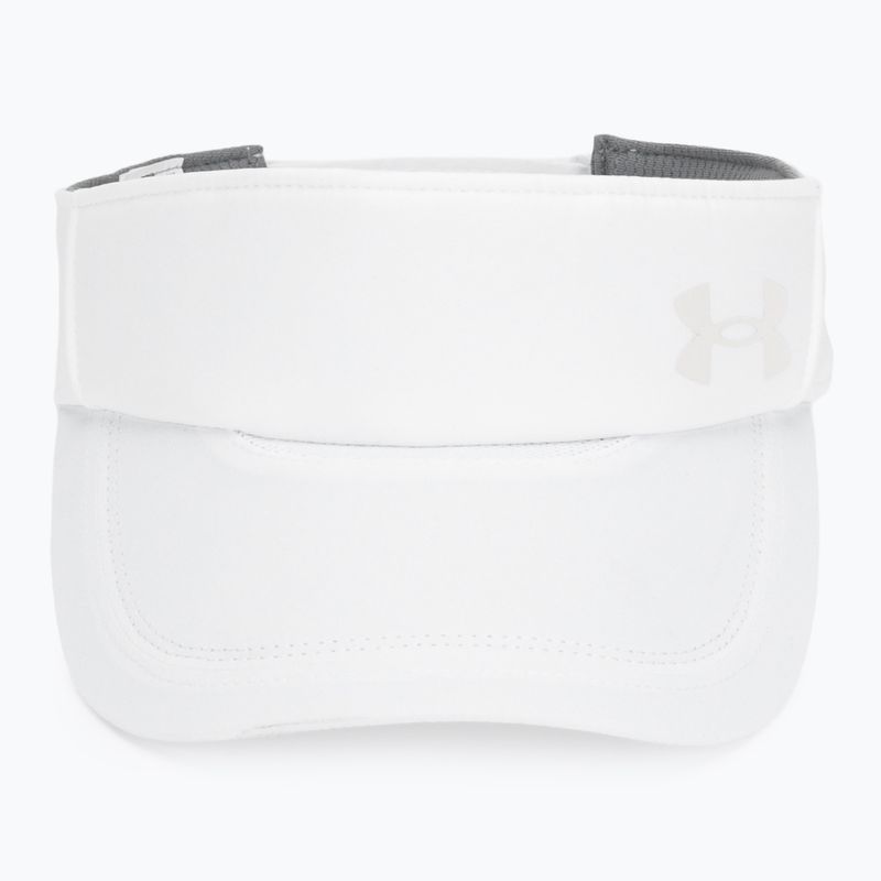 Дамска козирка за бягане Under Armour Launch white/black/distant grey 2