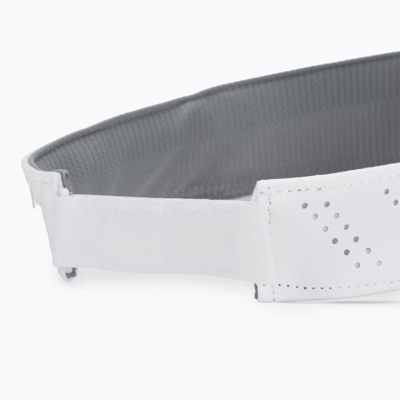 Дамска козирка за бягане Under Armour Launch white/black/distant grey 4