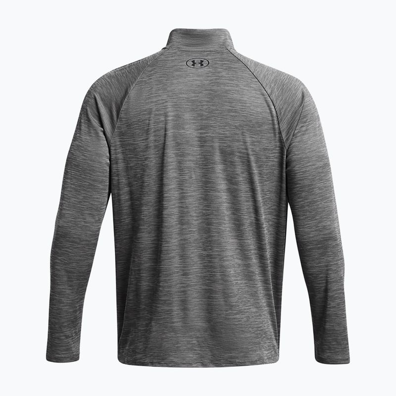 Мъжки суитшърт Under Armour Tech Textured 1/2 Zip LS castlerock/black 2