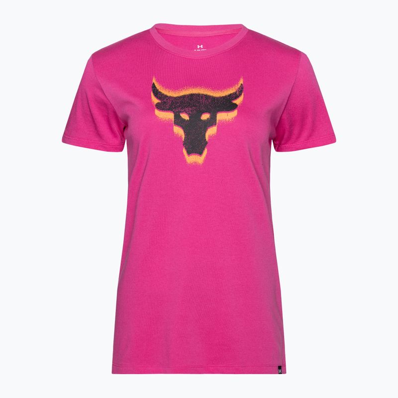 Under Armour Project Underground Core T astro pink/black дамска тениска за тренировки