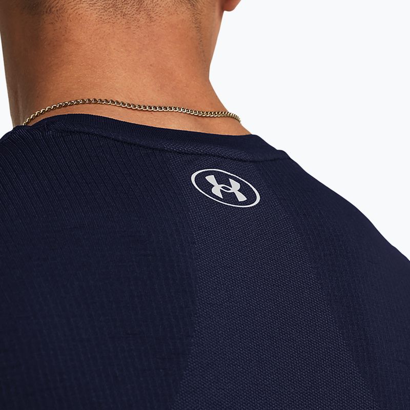 Мъжка тренировъчна тениска Under Armour Vanish Seamless midnight navy/mod gray 3