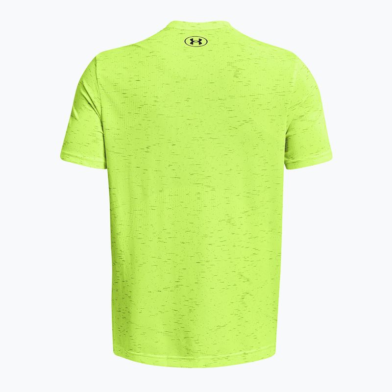 Мъжка тениска Under Armour Vanish Seamless с висока видимост в жълто/черно 5