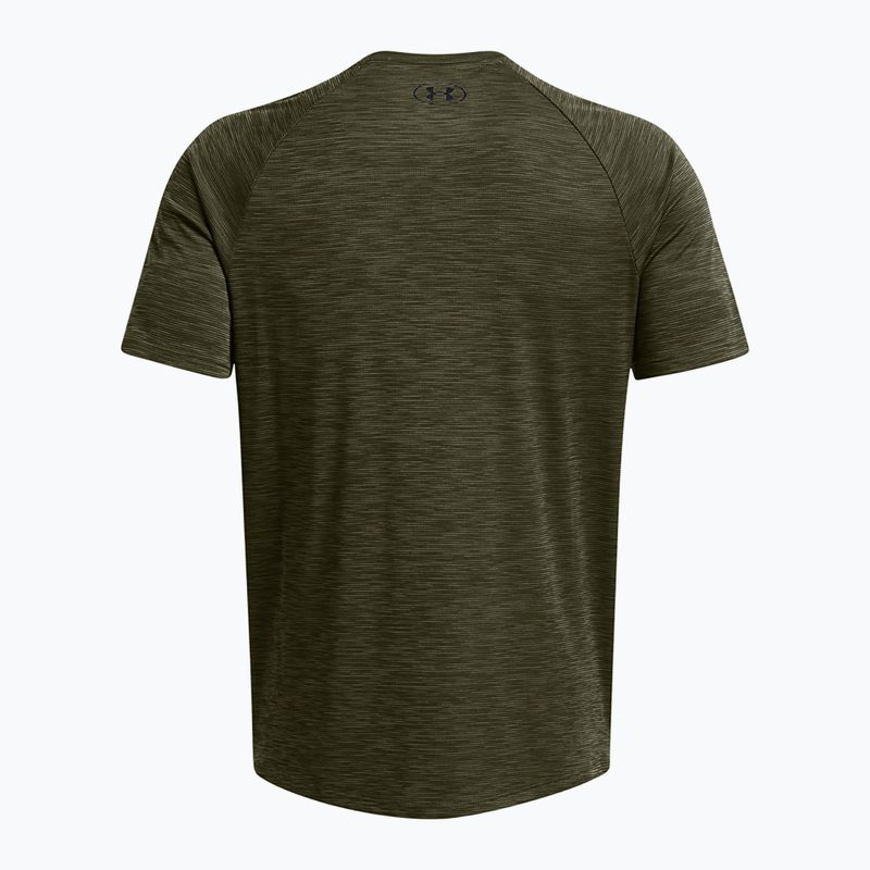 Мъжка тренировъчна тениска Under Armour Tech Textured marine od green/black 2