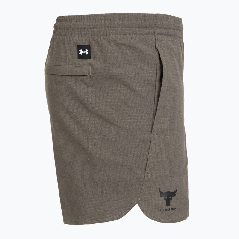 Мъжки тренировъчни шорти Under Armour Project Rock Camp brown 3