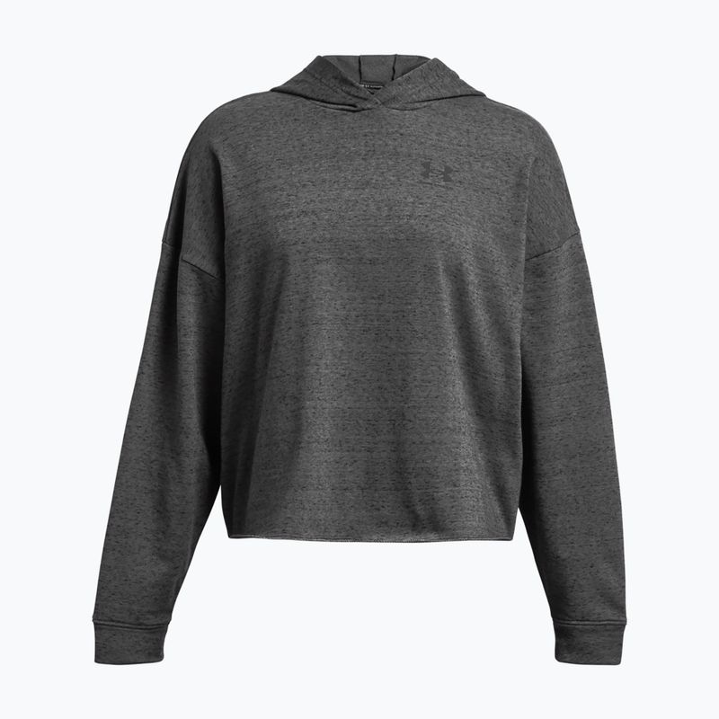 Under Armour дамски суитшърт за тренировки Rival Terry OS Hoodie castlerock full heather/black 4