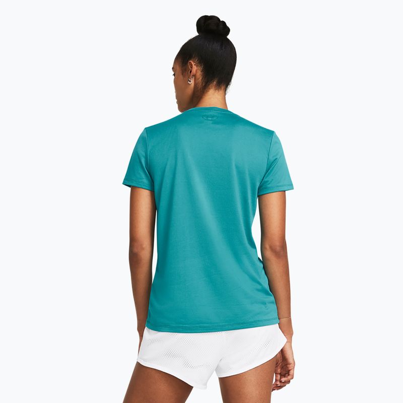 Under Armour Tech BL HD circuit teal/coastal teal дамска тениска за тренировка 2