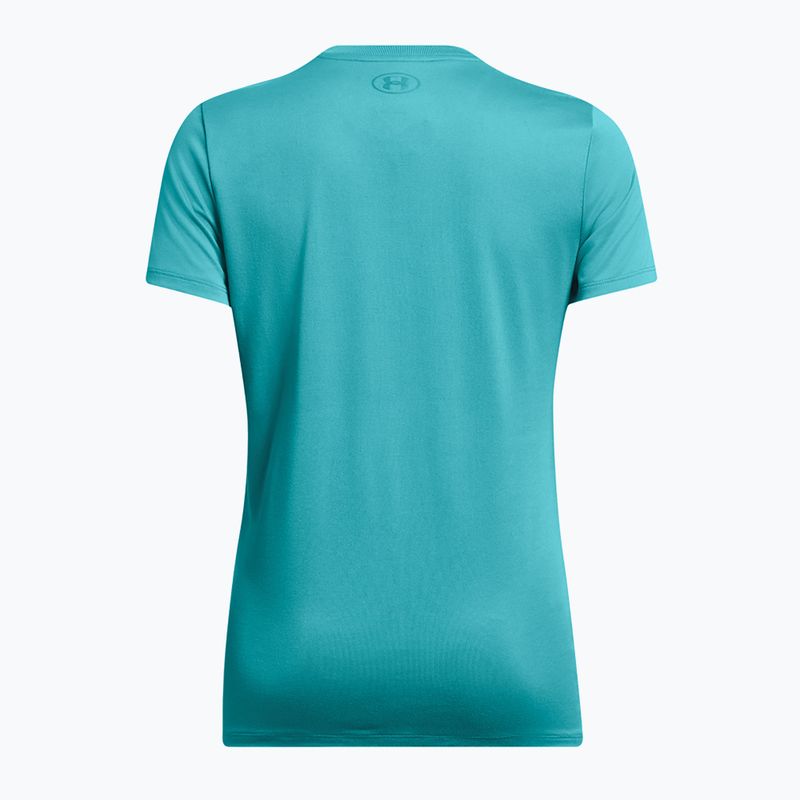 Under Armour Tech BL HD circuit teal/coastal teal дамска тениска за тренировка 4