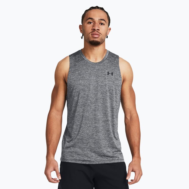 Мъжка тренировъчна тениска Under Armour Tech Tank castlerock/black