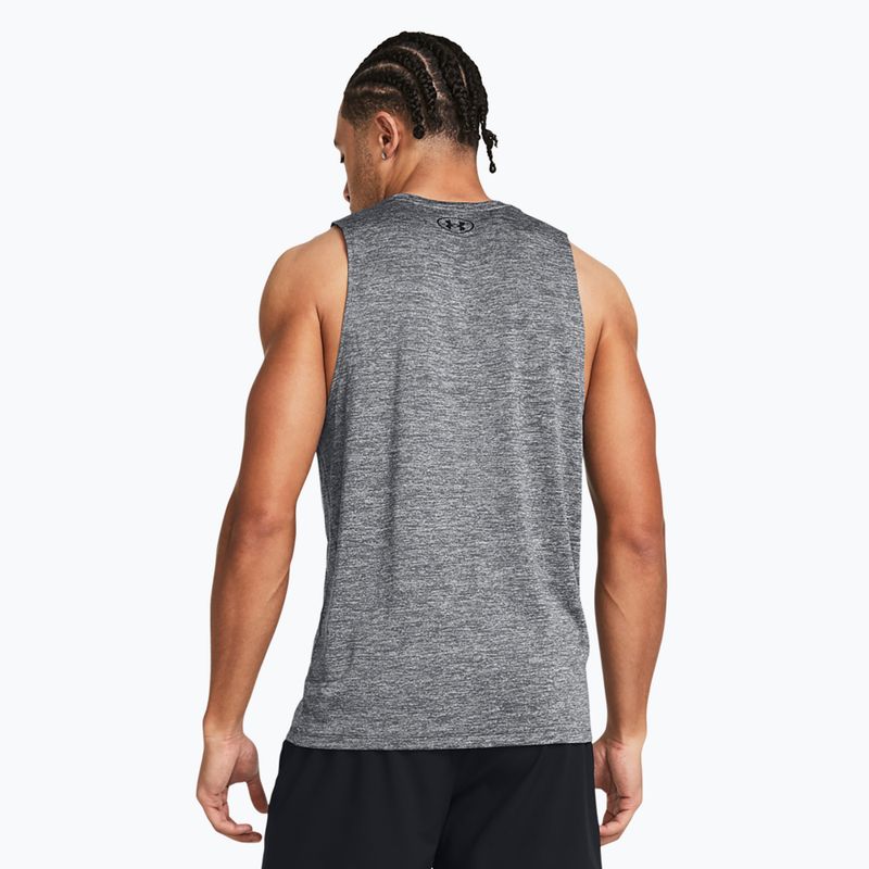 Мъжка тренировъчна тениска Under Armour Tech Tank castlerock/black 2