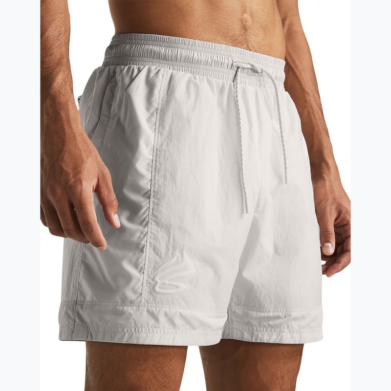 Мъжки баскетболни шорти Under Armour Curry Woen Short white clay/white clay/white clay