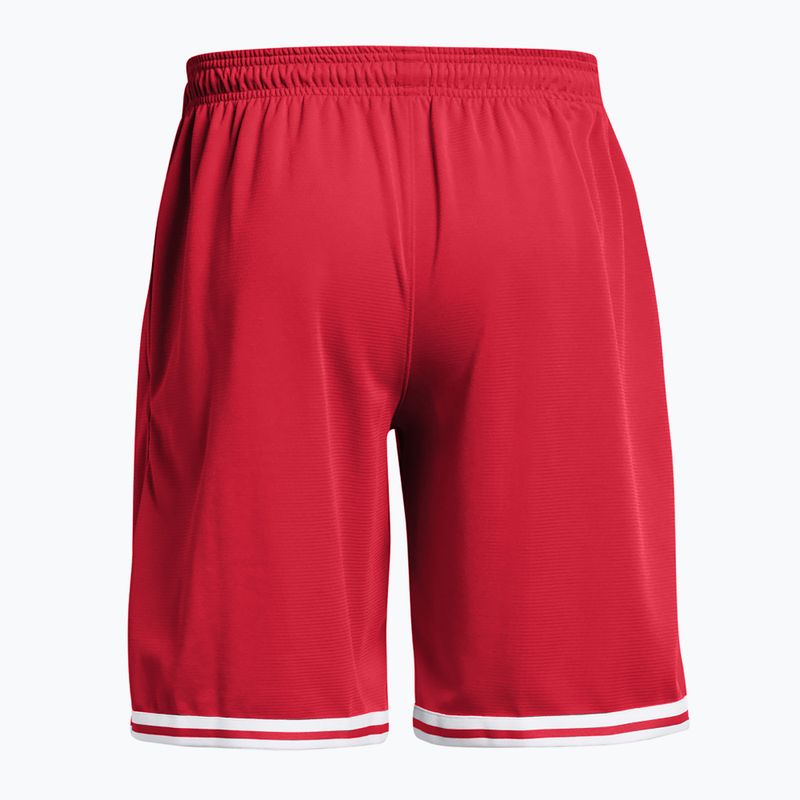 Мъжки баскетболни шорти Under Armour 10“ Perimeter Short Red/White 2