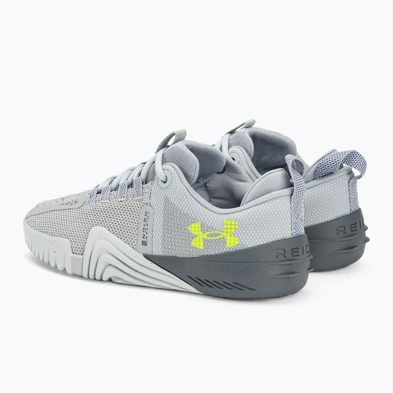 Мъжки обувки за тренировка Under Armour TriBase Reign 6 mod grey/starlight/high vis yellow 3