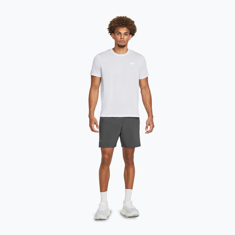 Мъжки къси панталони за бягане Under Armour Launch Elite 2In1 7'' castelrock/castelrock/reflective 2