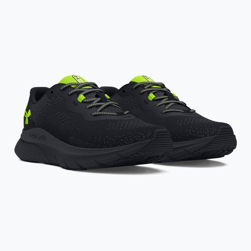 Мъжки обувки за бягане Under Armour Hovr Turbulence 2 black/black/high vis yellow 7