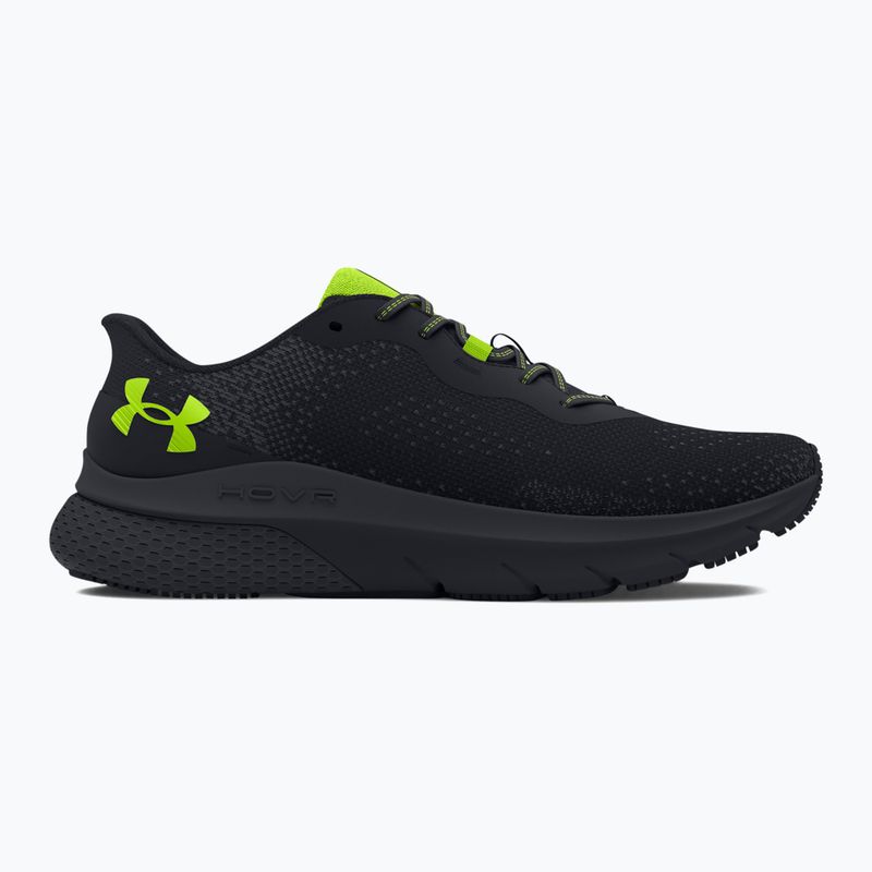 Мъжки обувки за бягане Under Armour Hovr Turbulence 2 black/black/high vis yellow 8