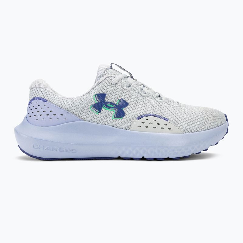 Under Armour Charged Surge 4 halo gray/celeste/starlight дамски обувки за бягане 2