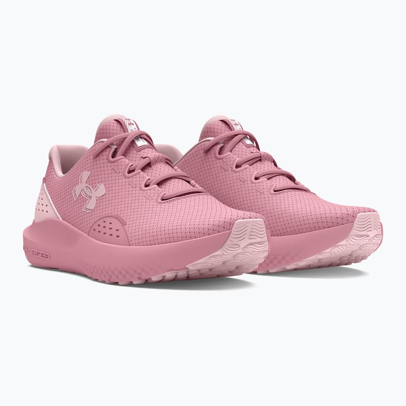 Дамски обувки за бягане Under Armour Charged Surge 4 pink elixir/prime pink/pink elixir 10