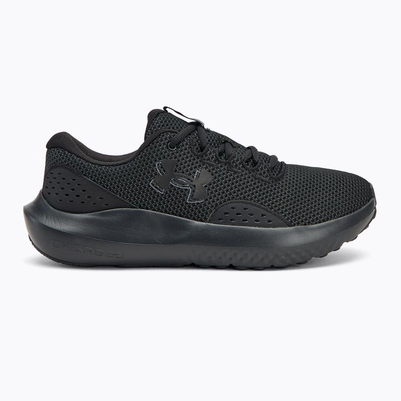 Мъжки обувки за бягане Under Armour Charged Surge 4 black/black/black 2