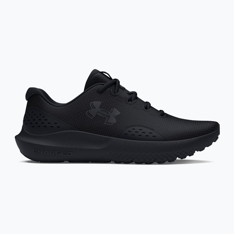 Мъжки обувки за бягане Under Armour Charged Surge 4 black/black/black 8