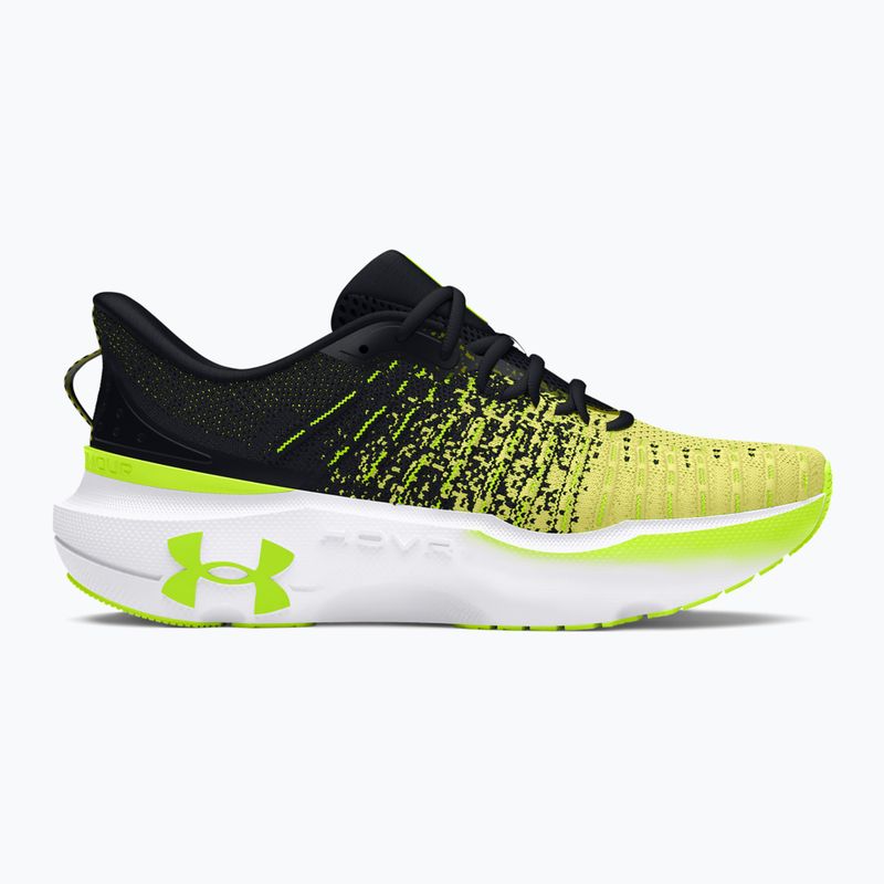 Дамски обувки за бягане Under Armour Infinite Elite black/sonic yellow/high vis yellow 8