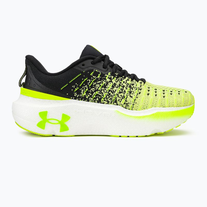 Дамски обувки за бягане Under Armour Infinite Elite black/sonic yellow/high vis yellow 2