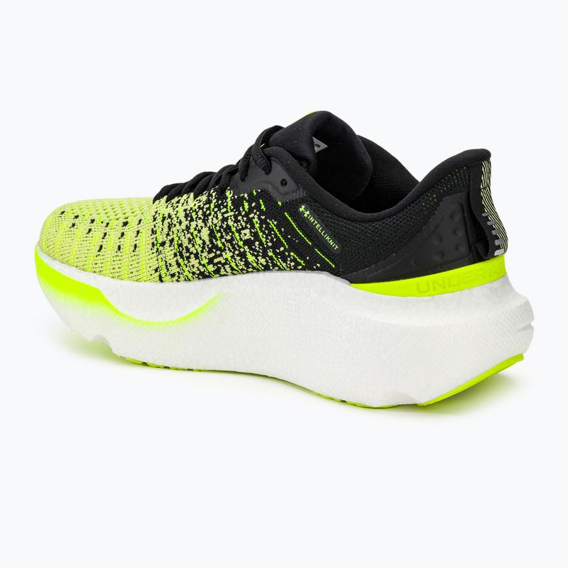 Дамски обувки за бягане Under Armour Infinite Elite black/sonic yellow/high vis yellow 3