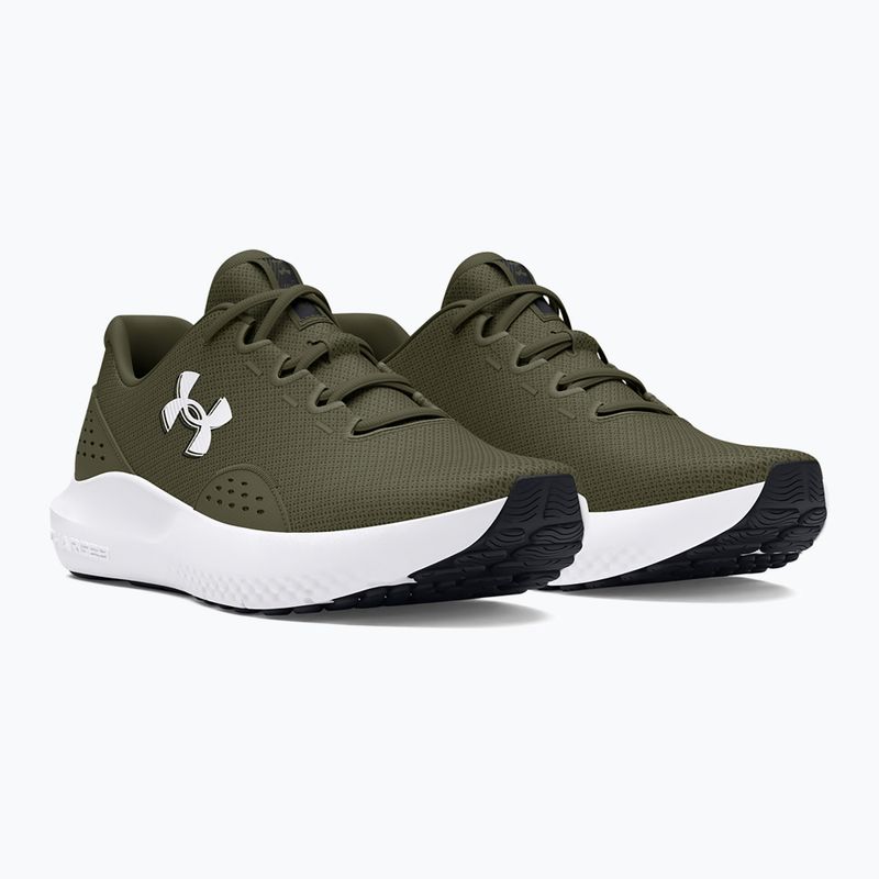 Мъжки обувки за бягане Under Armour Charged Surge 4 marine green/marine green/white 3