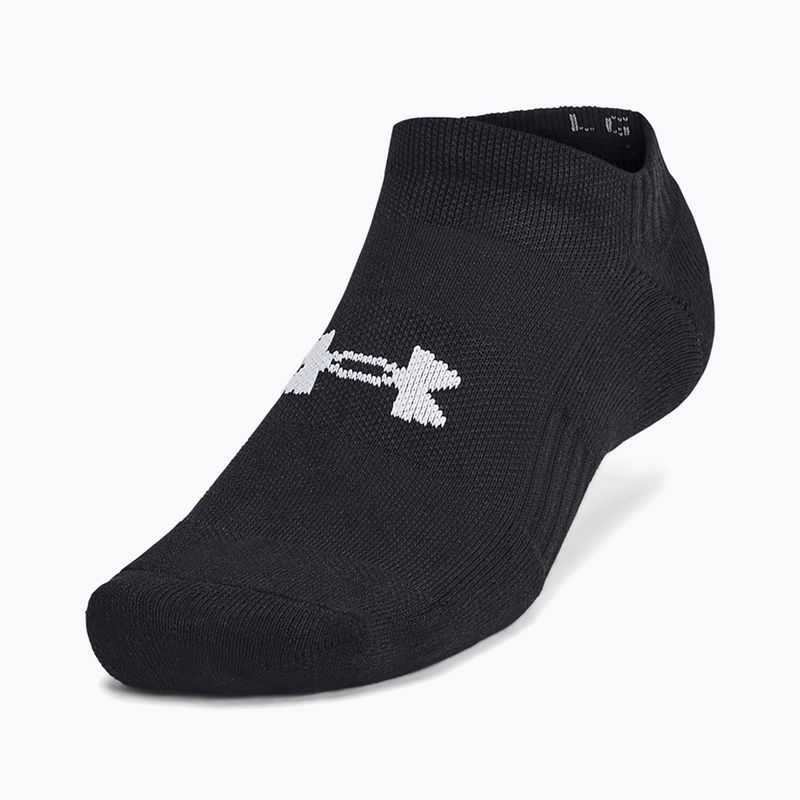Чорапи Under Armour Training Cotton No Show 3 чифта black/black/white 6