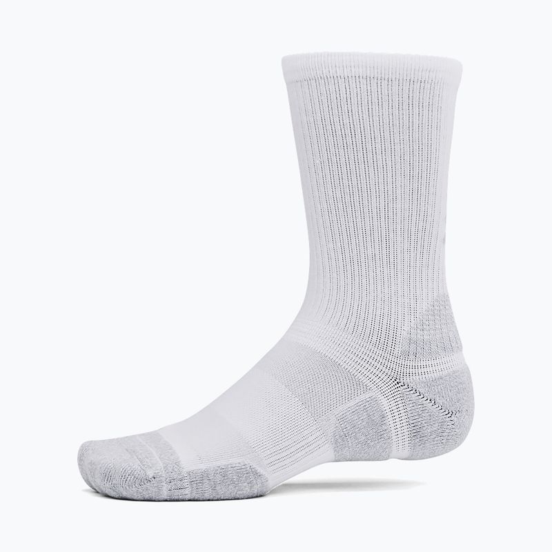 Чорапи Under Armour Perf Tech Pro 3 Pack Crew white/white/mod gray 4