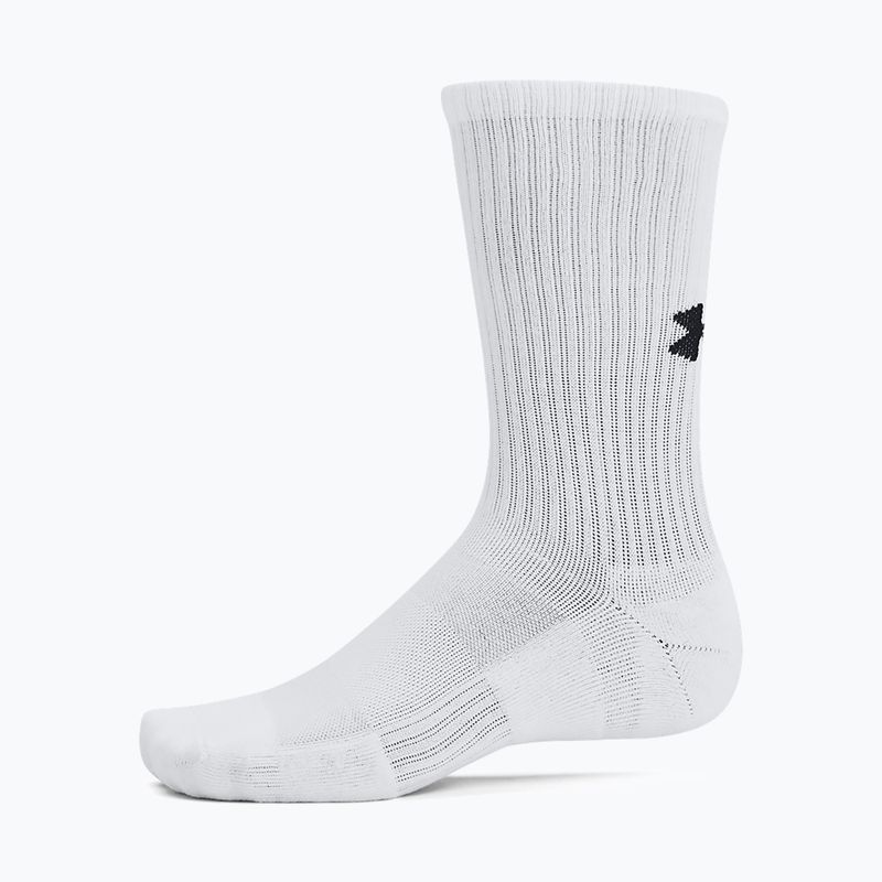 Чорапи Under Armour Training Cotton Crew 3 чифта white/white/black 3
