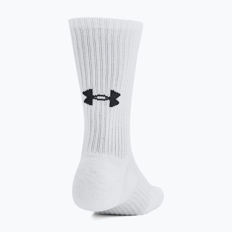 Чорапи Under Armour Training Cotton Crew 3 чифта white/white/black 4
