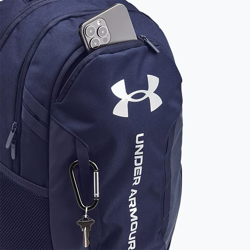 Раница Under Armour Hustle 6.0 29 л midnight navy/midnight navy/metallic silver 3