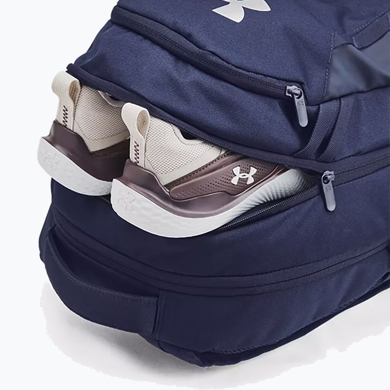 Раница Under Armour Hustle 6.0 29 л midnight navy/midnight navy/metallic silver 5
