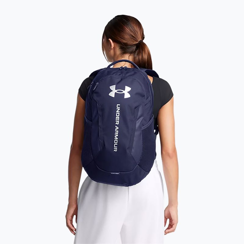 Раница Under Armour Hustle 6.0 29 л midnight navy/midnight navy/metallic silver 7