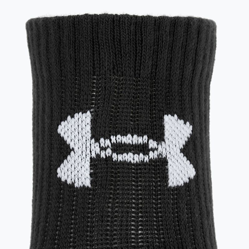 Чорапи Under Armour Training Cotton Quarter 3 чифта black/black/white 3