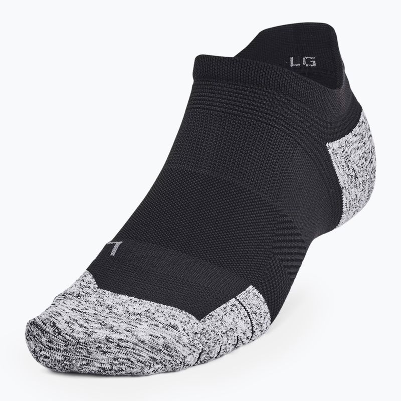 Чорапи за бягане Under Armour Dry Run Cushion No Show 3 чифта black/pitch grey/reflective 2