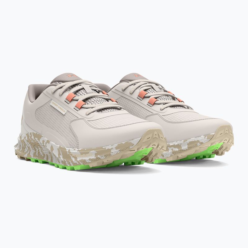 Дамски обувки за бягане Under Armour Charged Bandit Trail 3 gray matter/white clay/aero orange 10