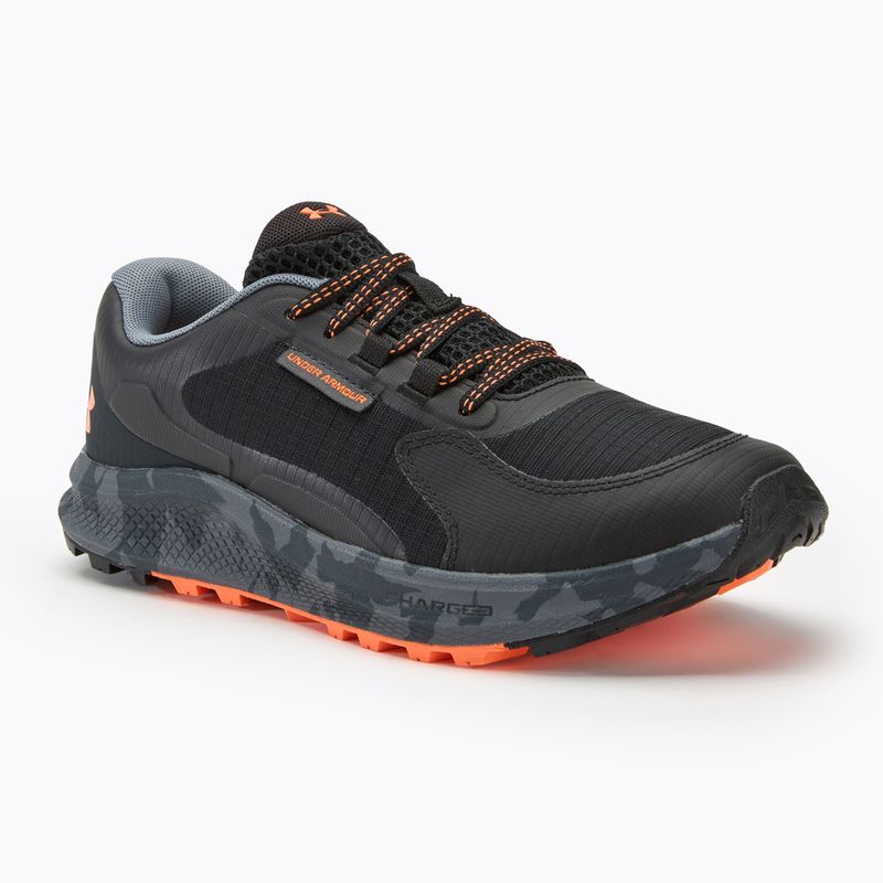 Мъжки обувки за бягане Under Armour Charged Bandit Trail 3 black/black/orange blast